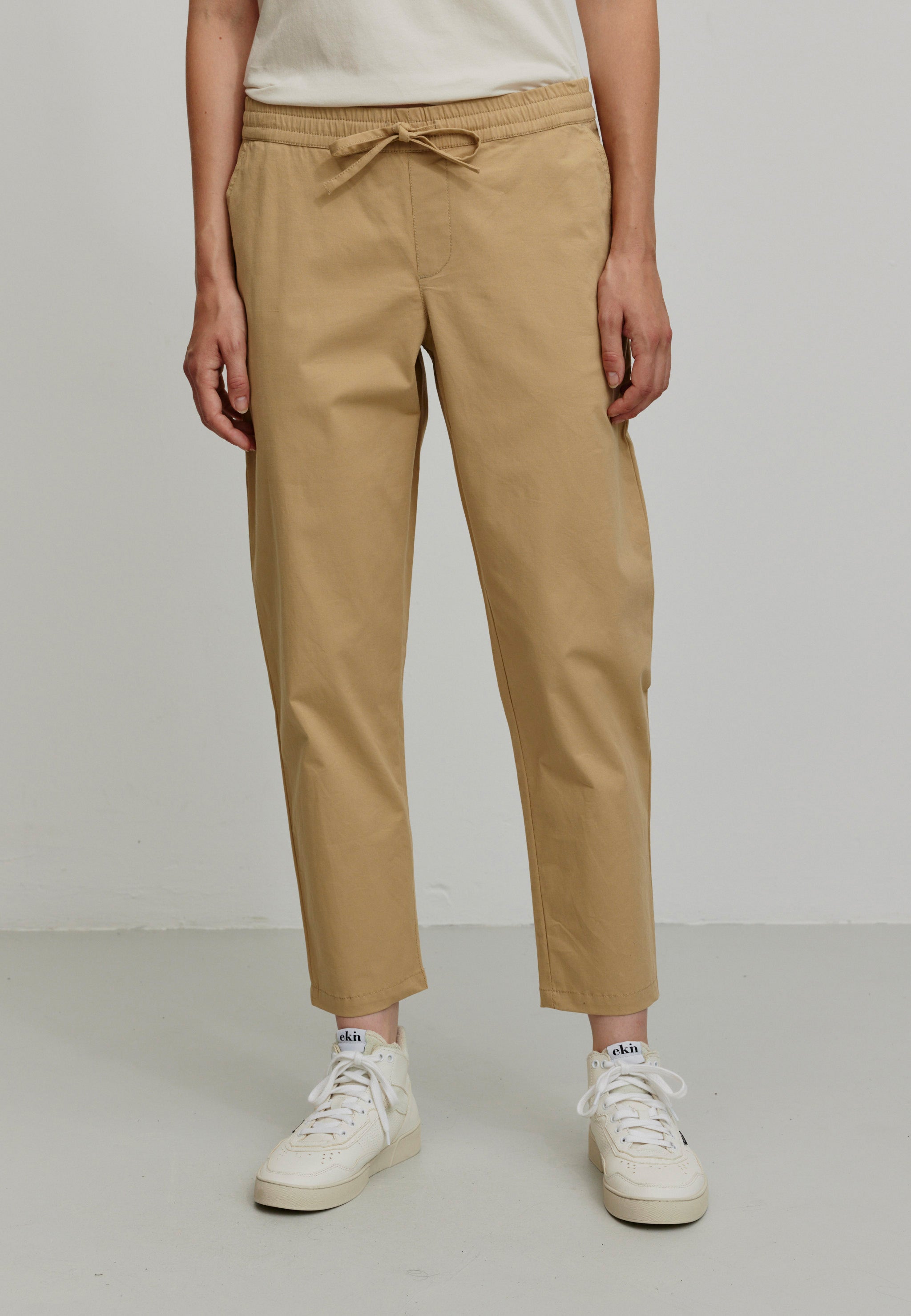 Recolution Kale pantaloni chino beige cotone bio
