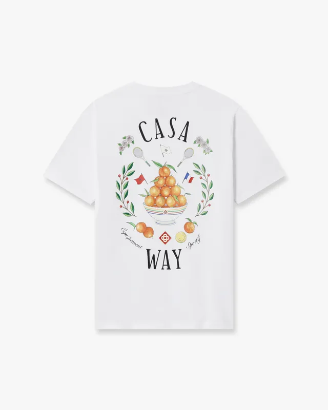 Casablanca Casaway t-shirt bimbo bianca cotone
