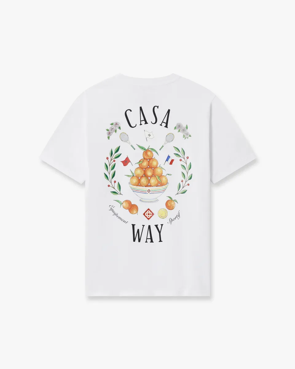 Casablanca Casaway t-shirt bimbo bianca cotone