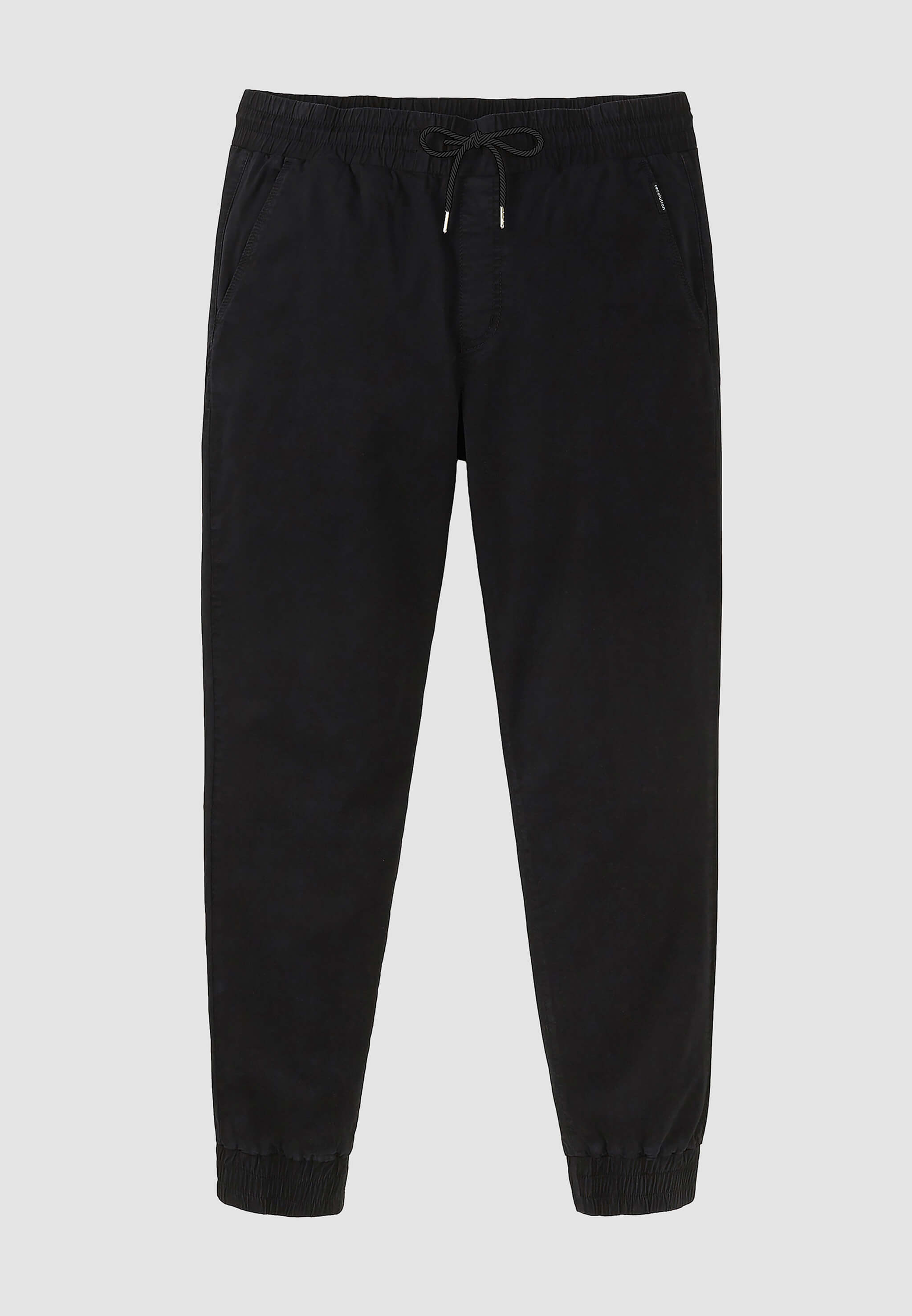 Recolution Musa pantalone chino nero elastico