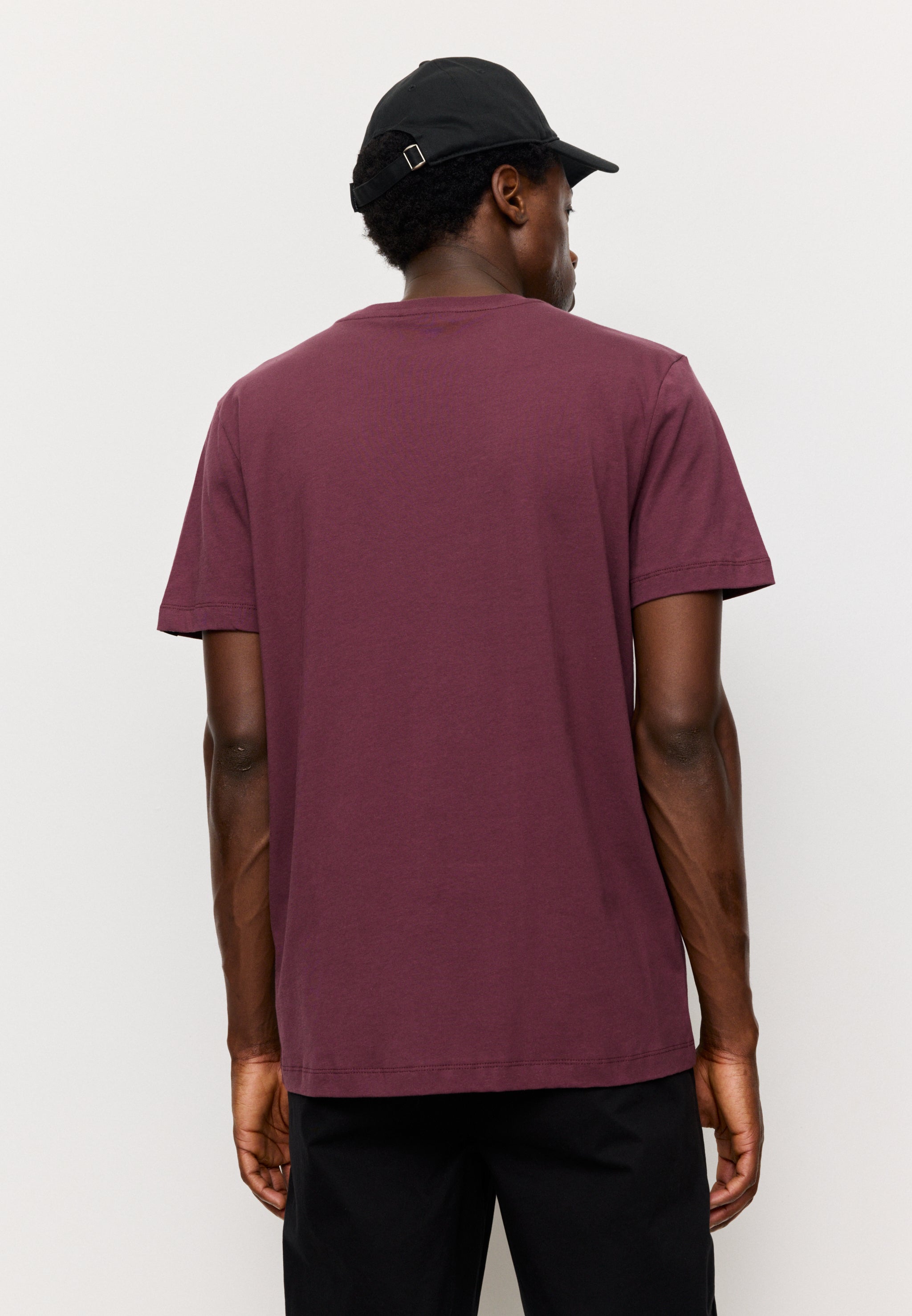Recolution Agave t-shirt cotone bio viola plum girocollo