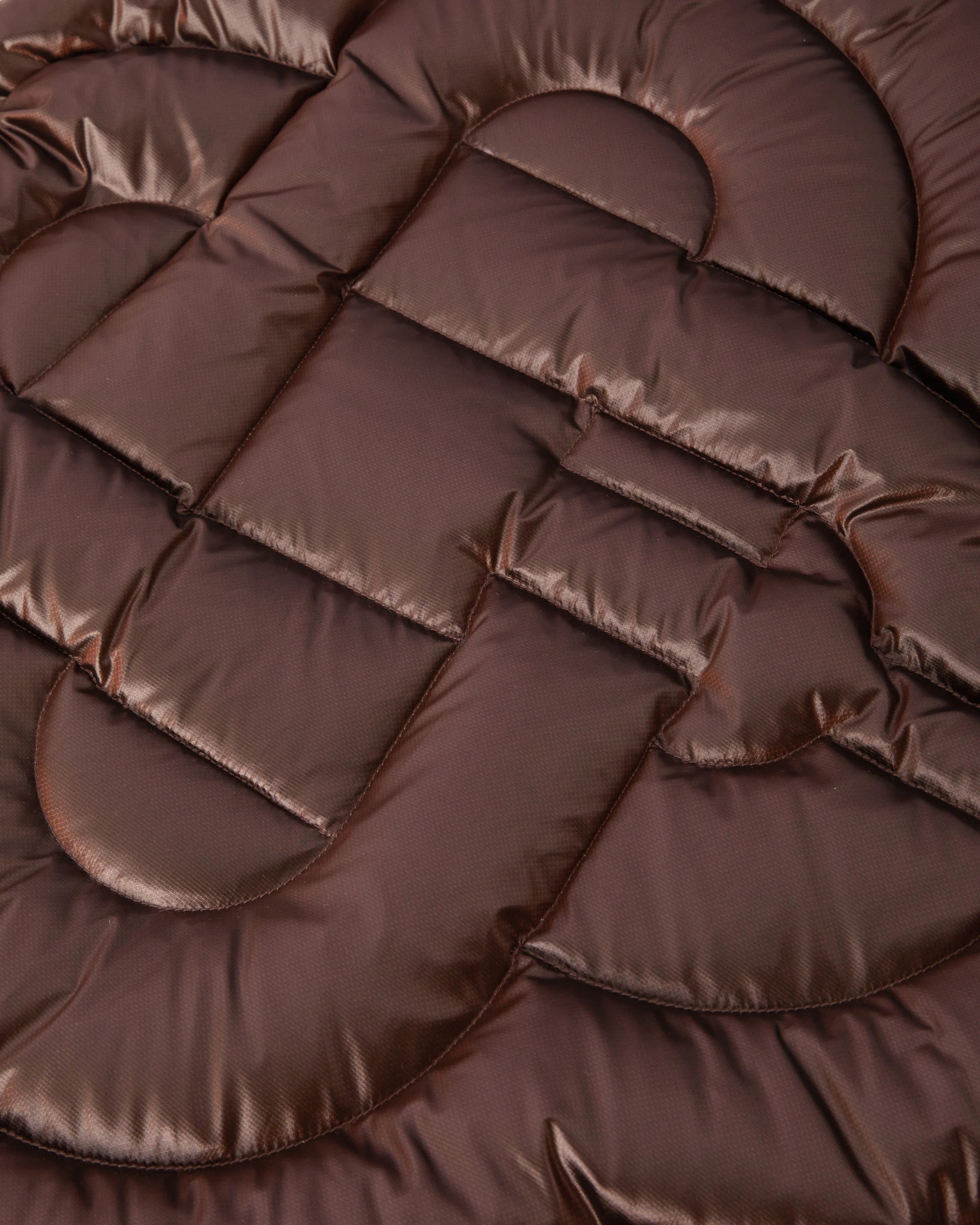 Casablanca Diamond Monogram gilet imbottito piumino marrone