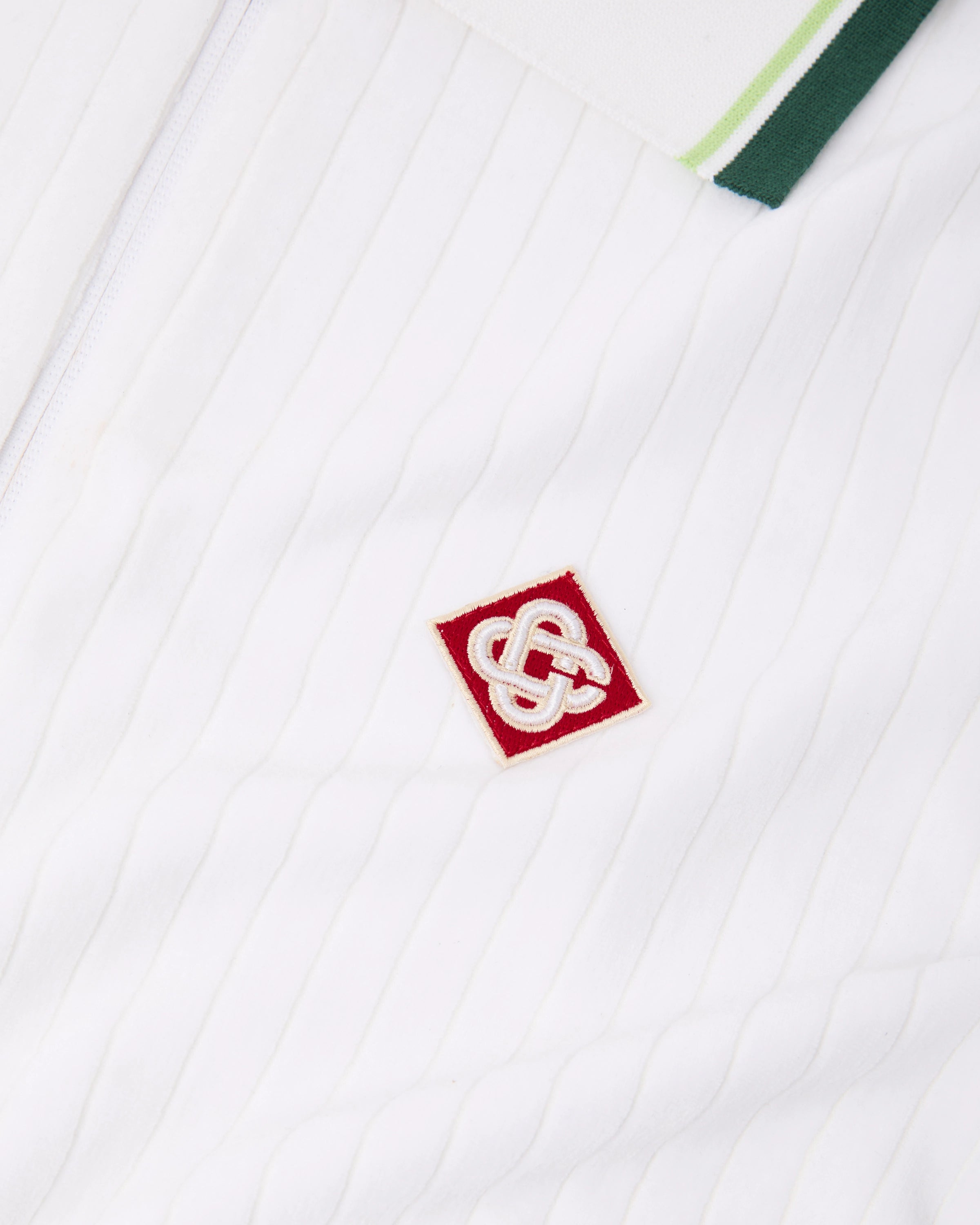 Casablanca Tennis Club camicia uomo ciniglia bianca M