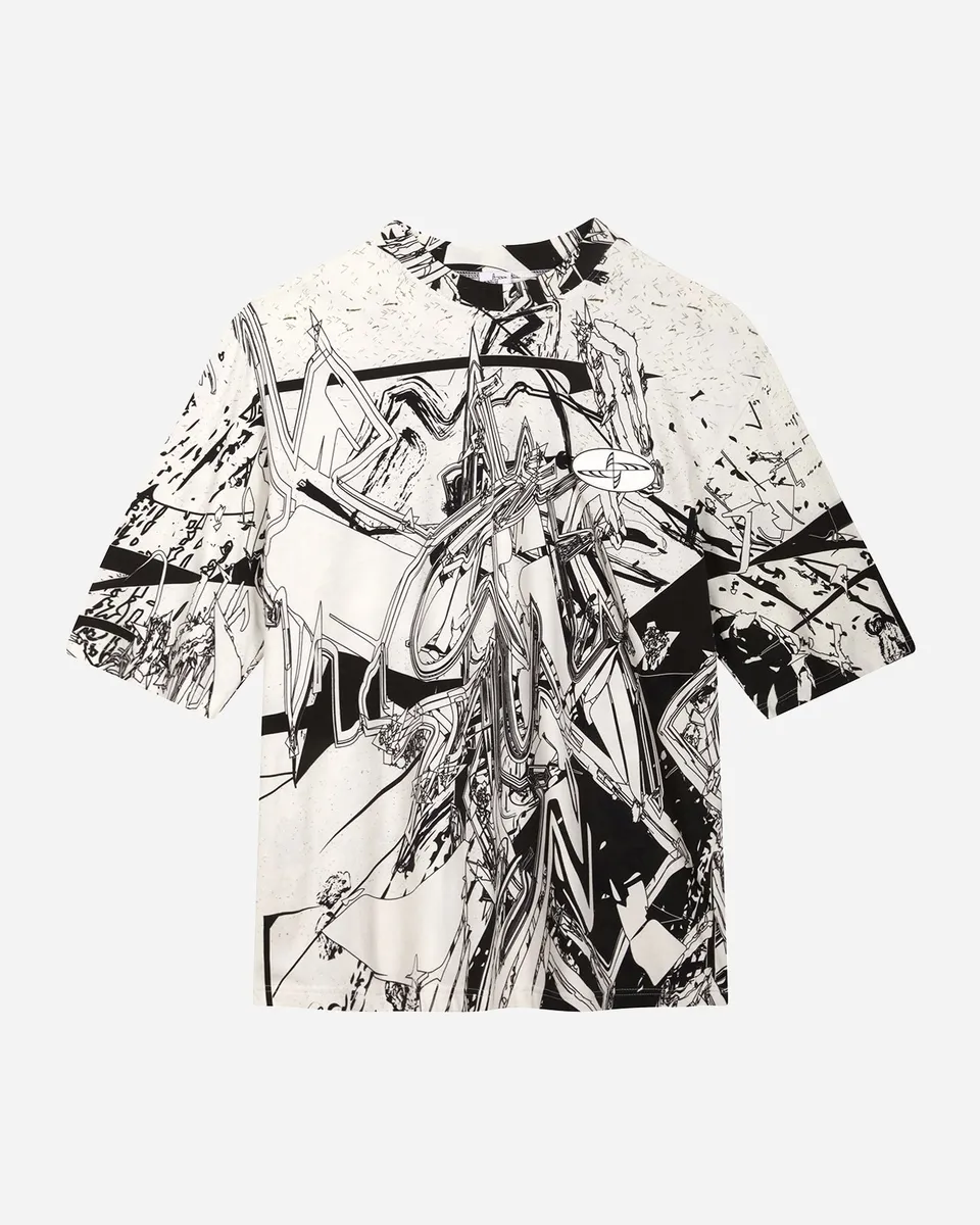 Noskra Gregor's Scars t-shirt stampata cotone
