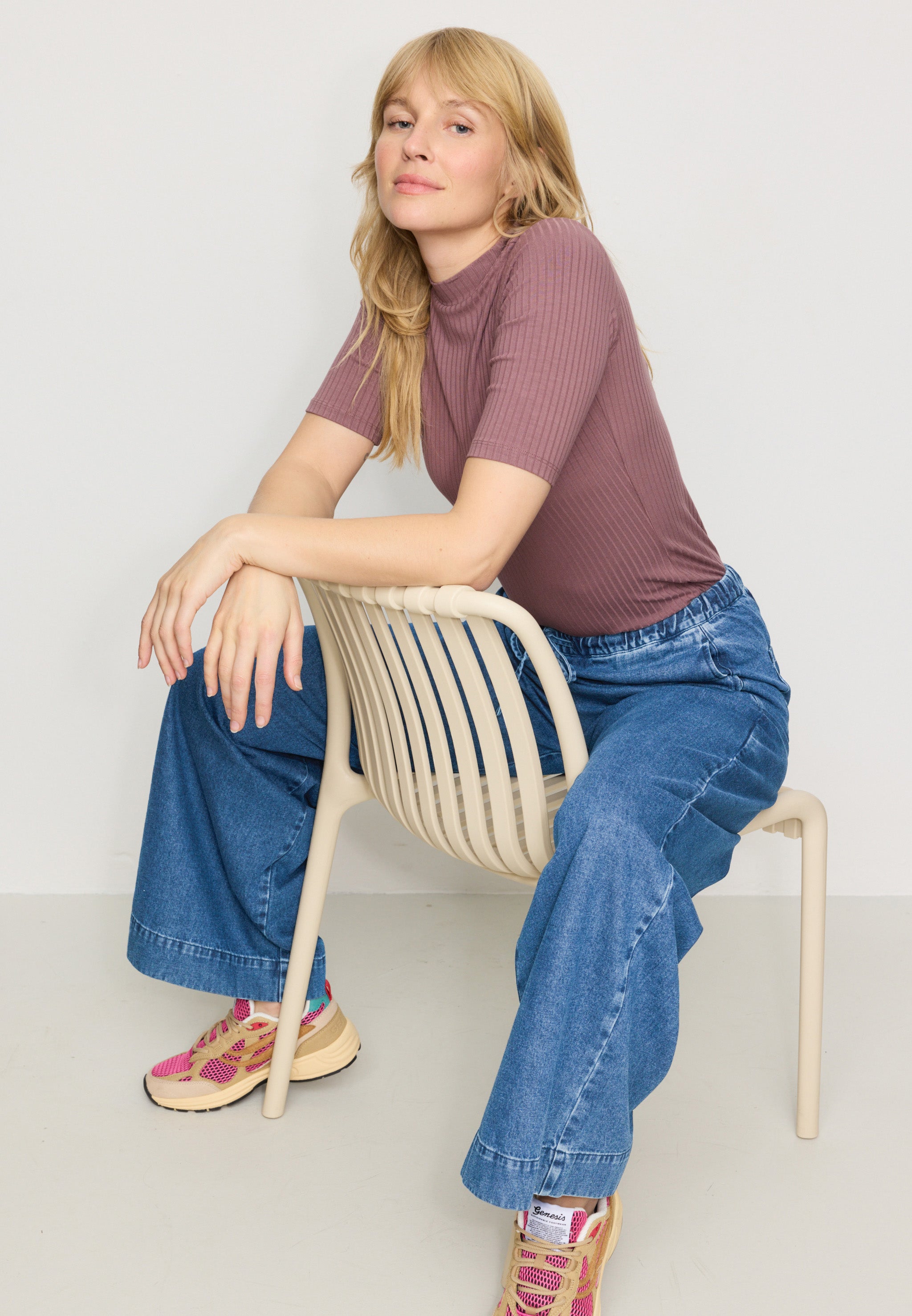 Recolution Dandelion t-shirt donna bacca viscosa