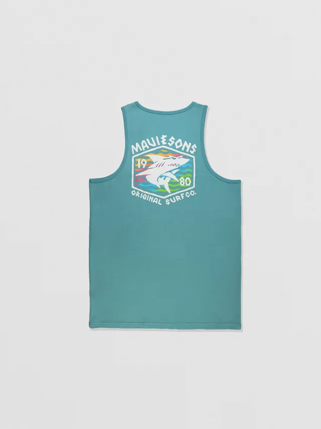 Maui and Sons Surf Thrasher canotta cotone squalo retro