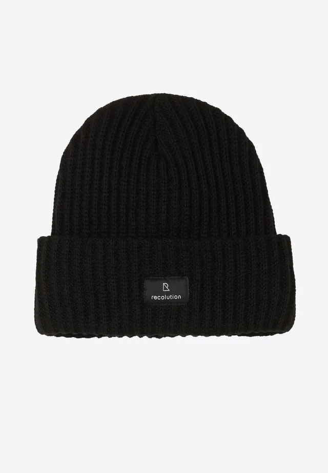 Recolution Pothos Beanie Nera Unica Cotone Bio