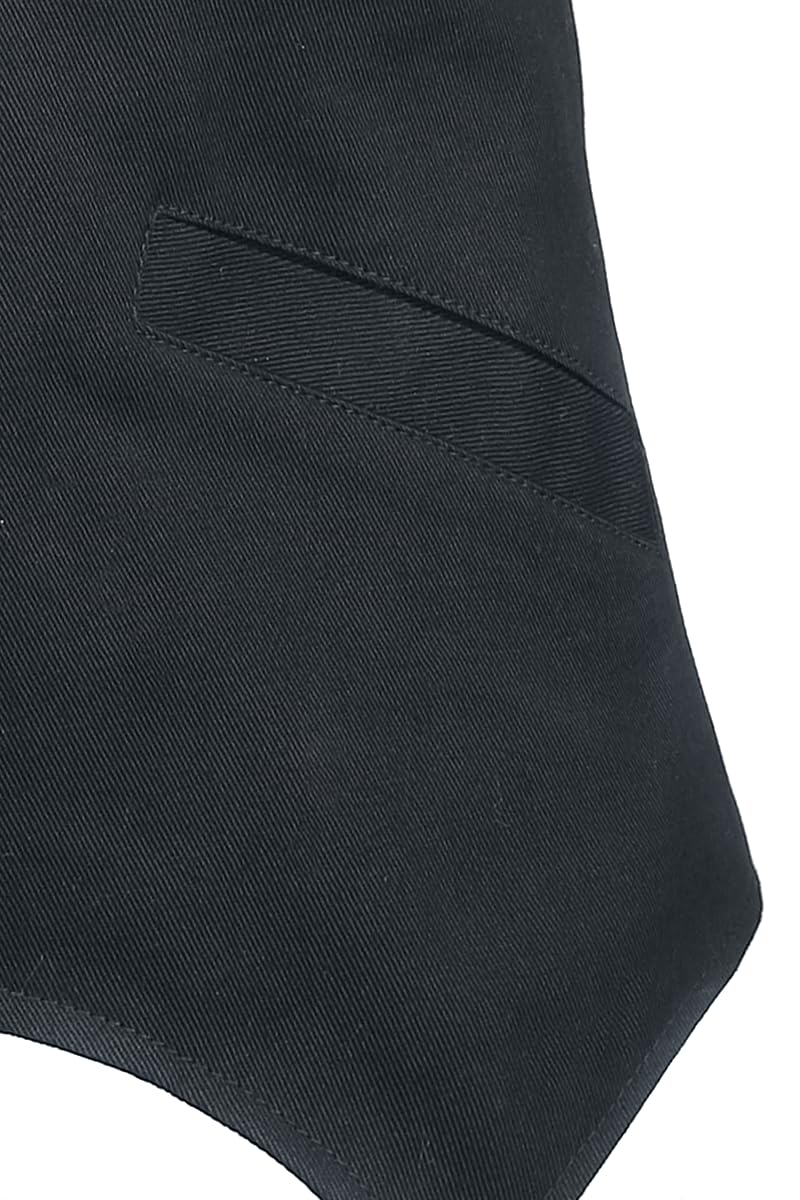 Gothicana by EMP gilet nero donna collo revers L