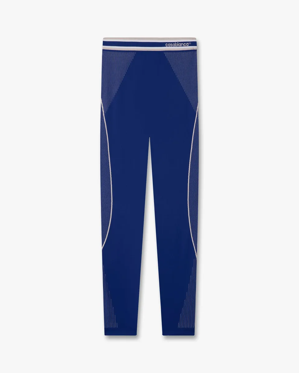 Casablanca Seamless leggings blu elasticizzati