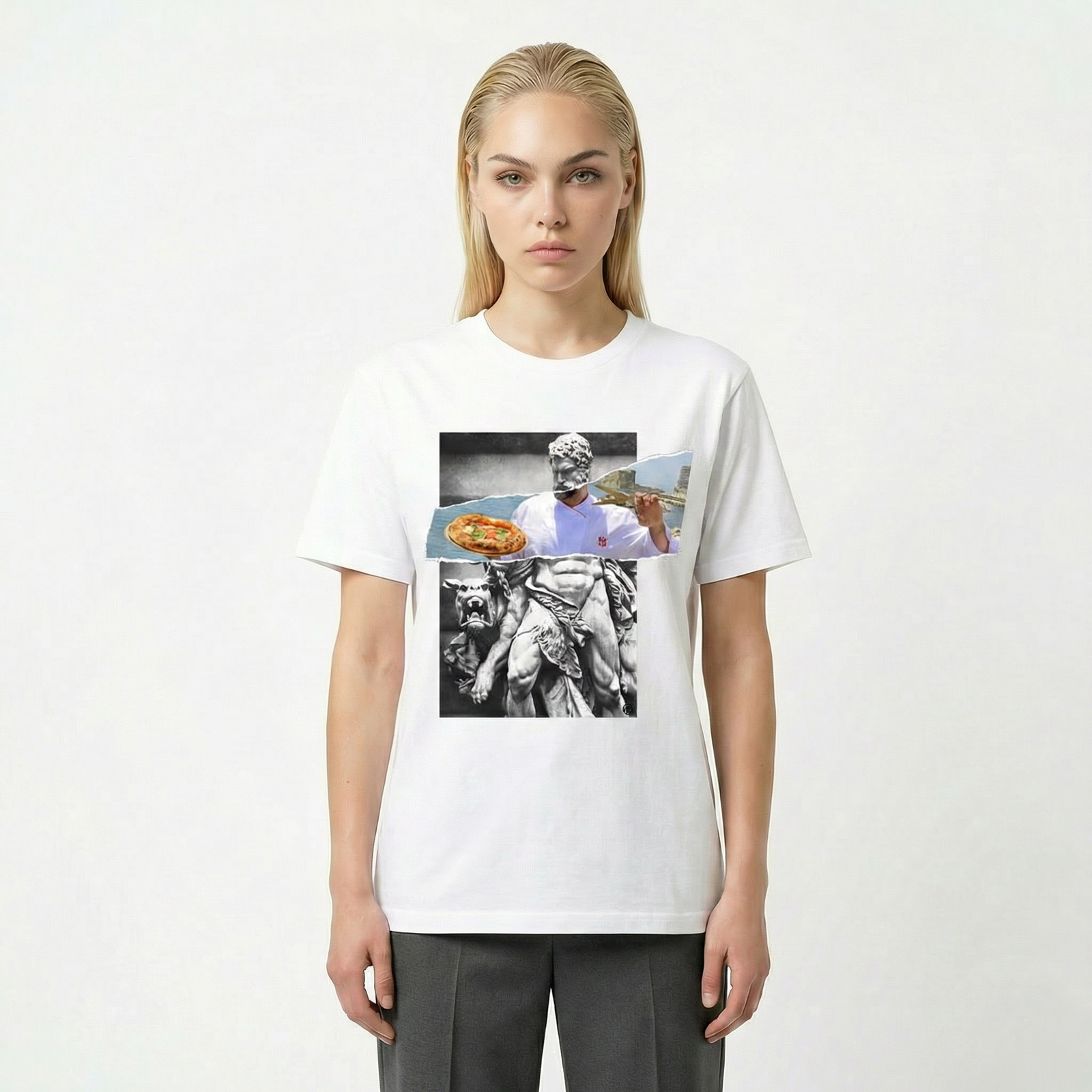 Seetees Pizza Time t-shirt stampa pizza