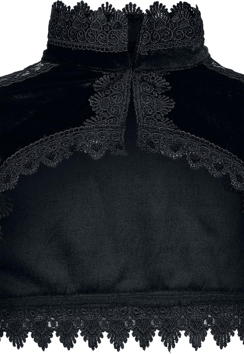 Gothicana by EMP bolero nero pizzo maniche sbuffo L