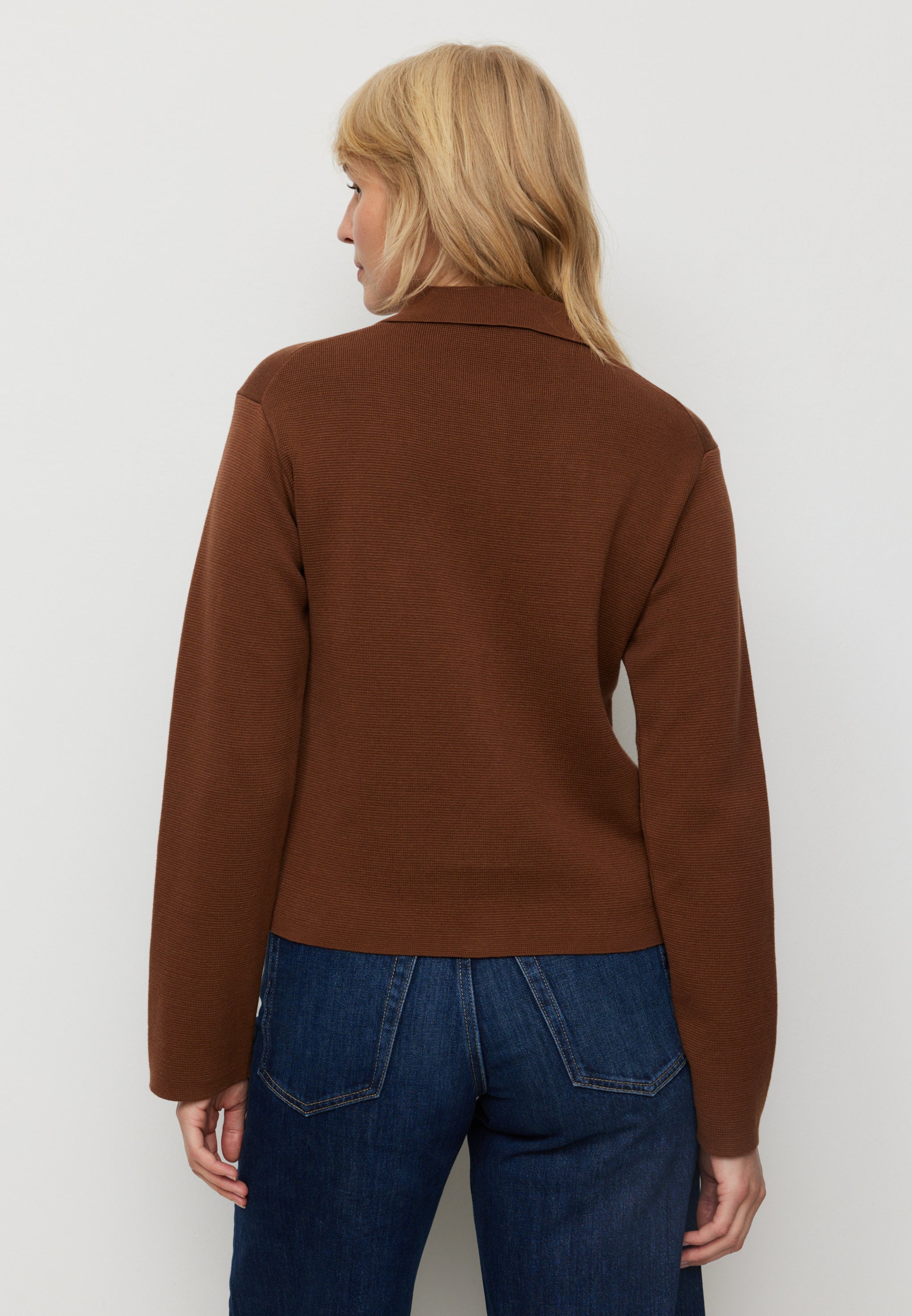 Recolution CELOSIA overshirt marrone cotone bio
