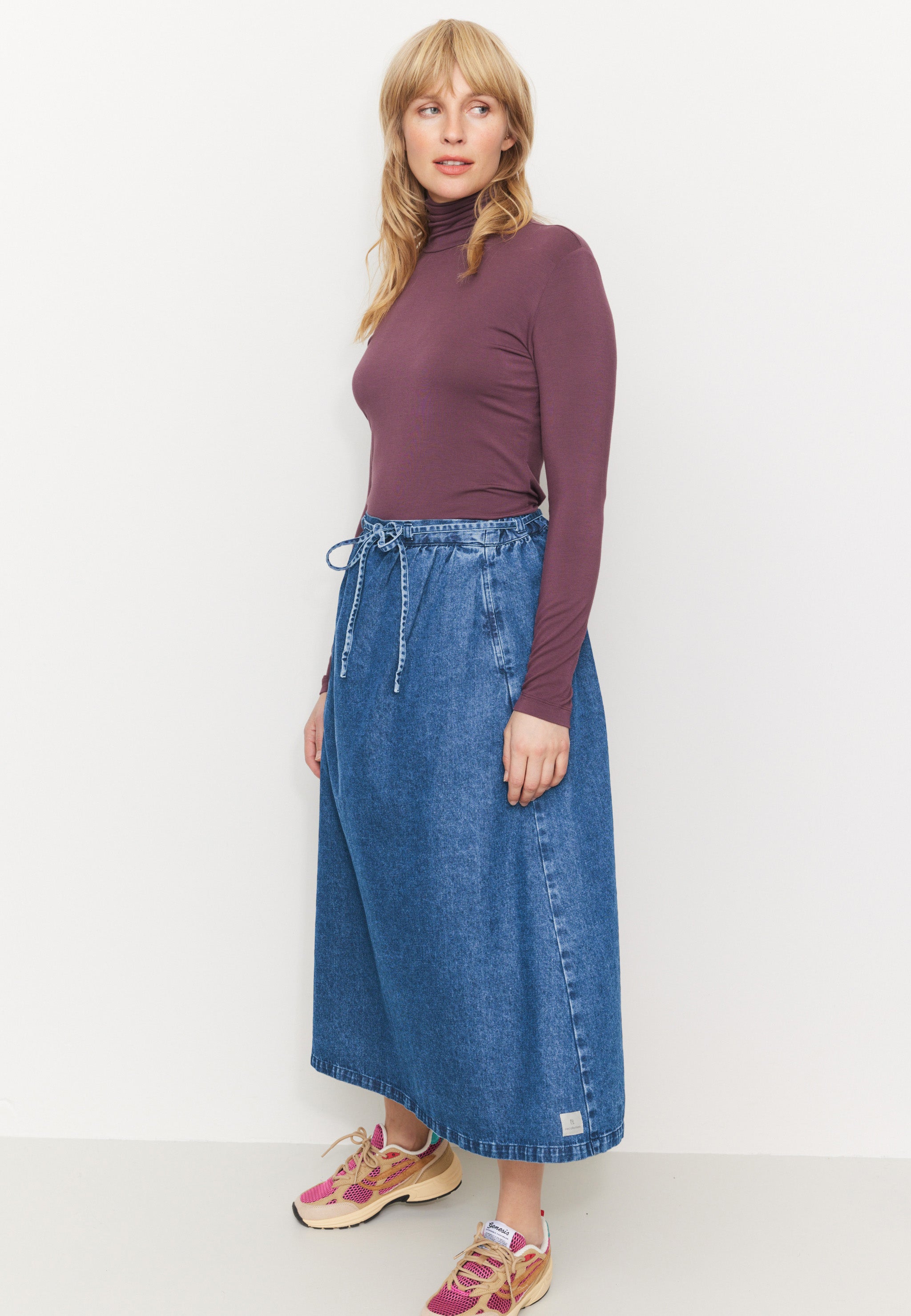 Recolution Nobelis maglia maniche lunghe dark plum