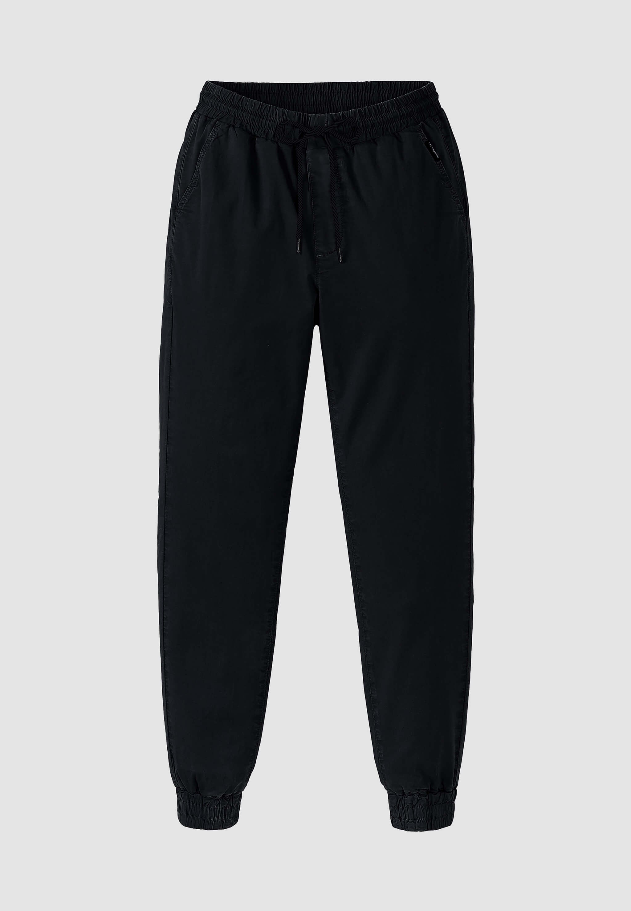 Recolution Calathea pantaloni chino neri cotone bio