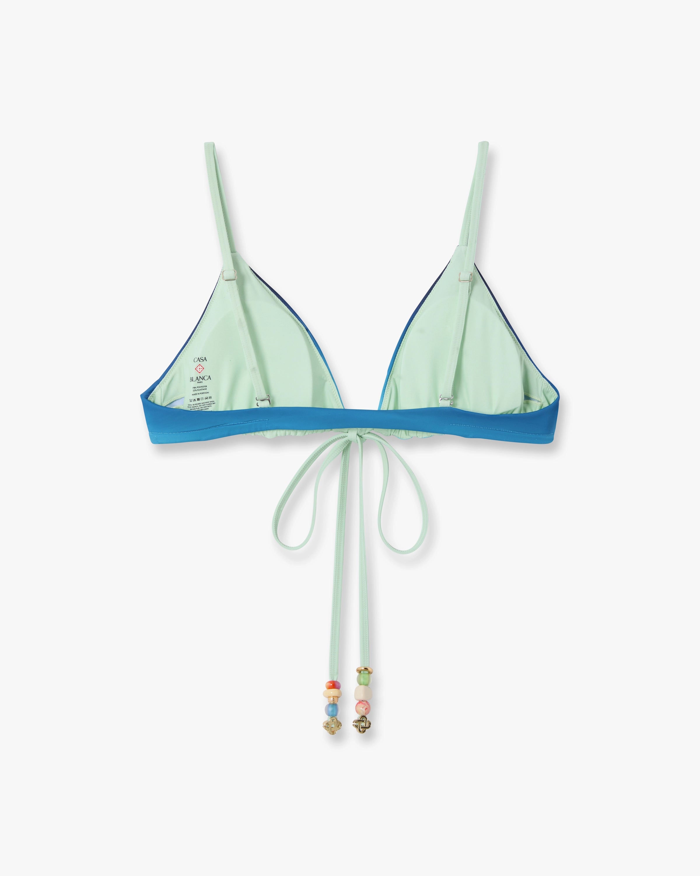 Casablanca Gradient top bikini blu verde
