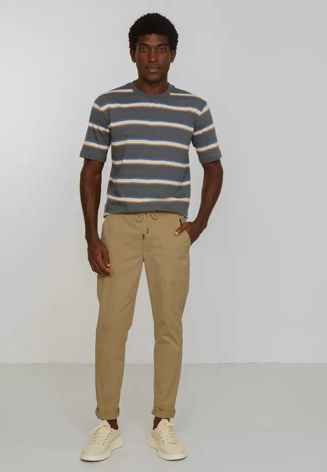 Recolution Taro pantaloni chino dark sand cotone bio