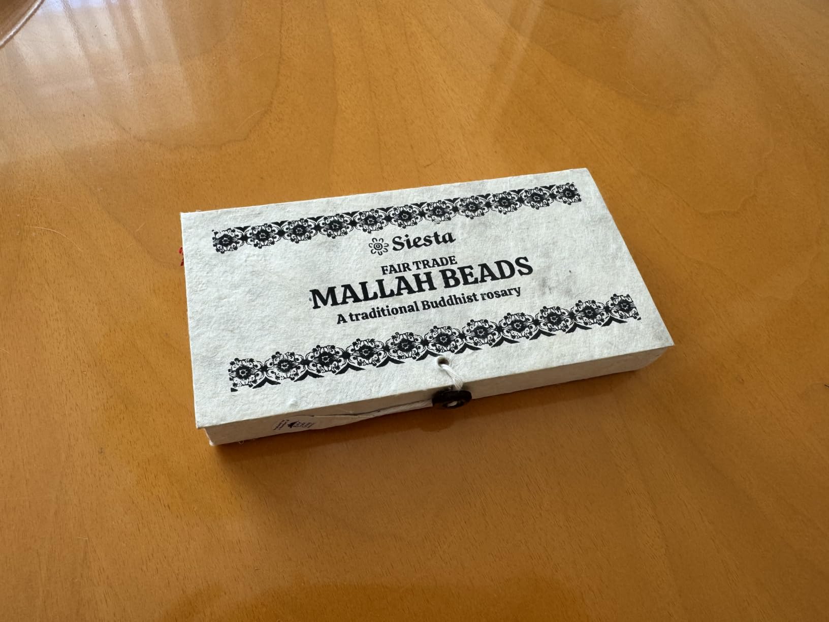 Siesta Mallah Mala collana 108 grani legno