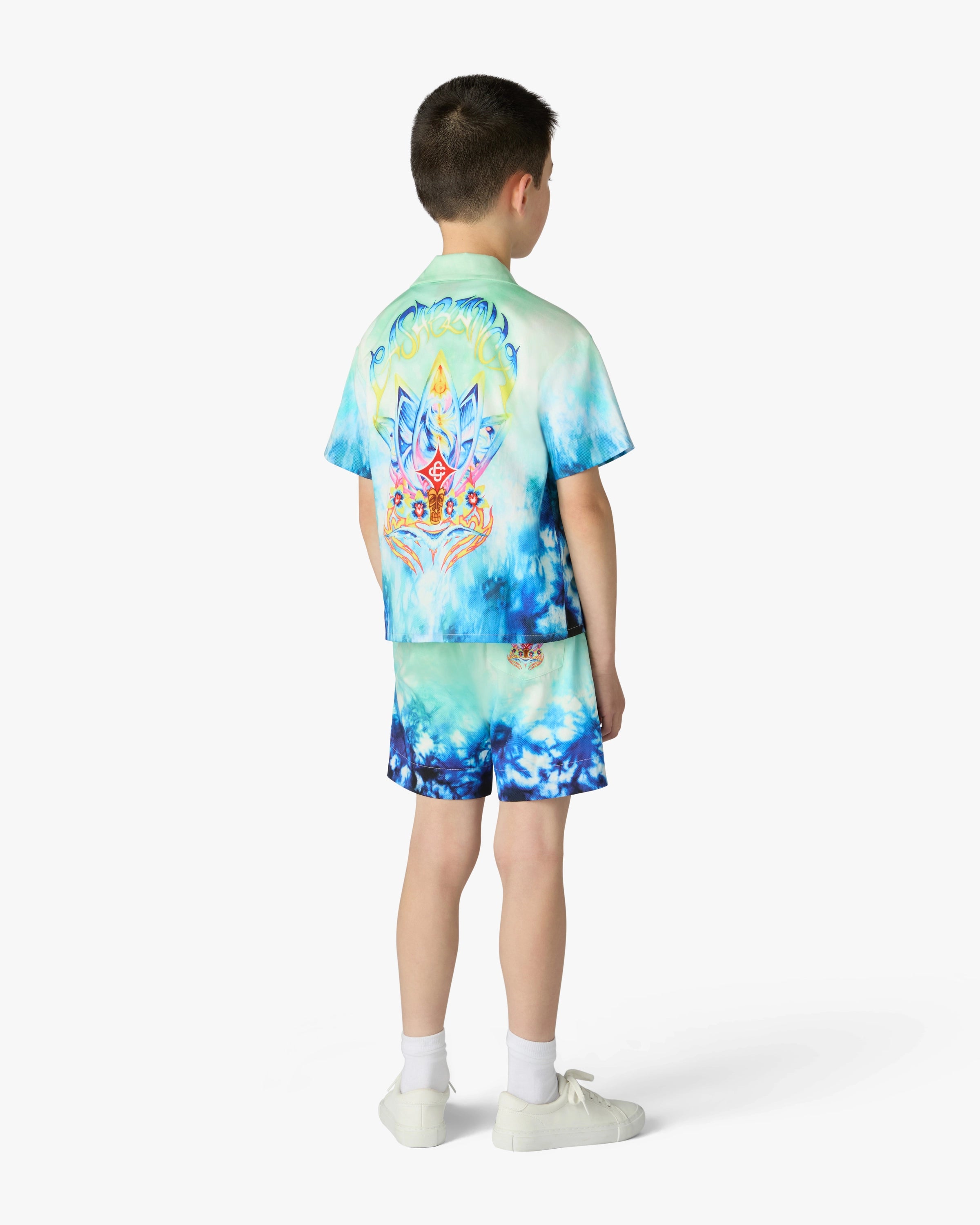 Casablanca Surf Lotus pantaloncini bambino cotone