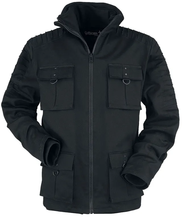 Gothicana by EMP giacca invernale nera uomo taglia S