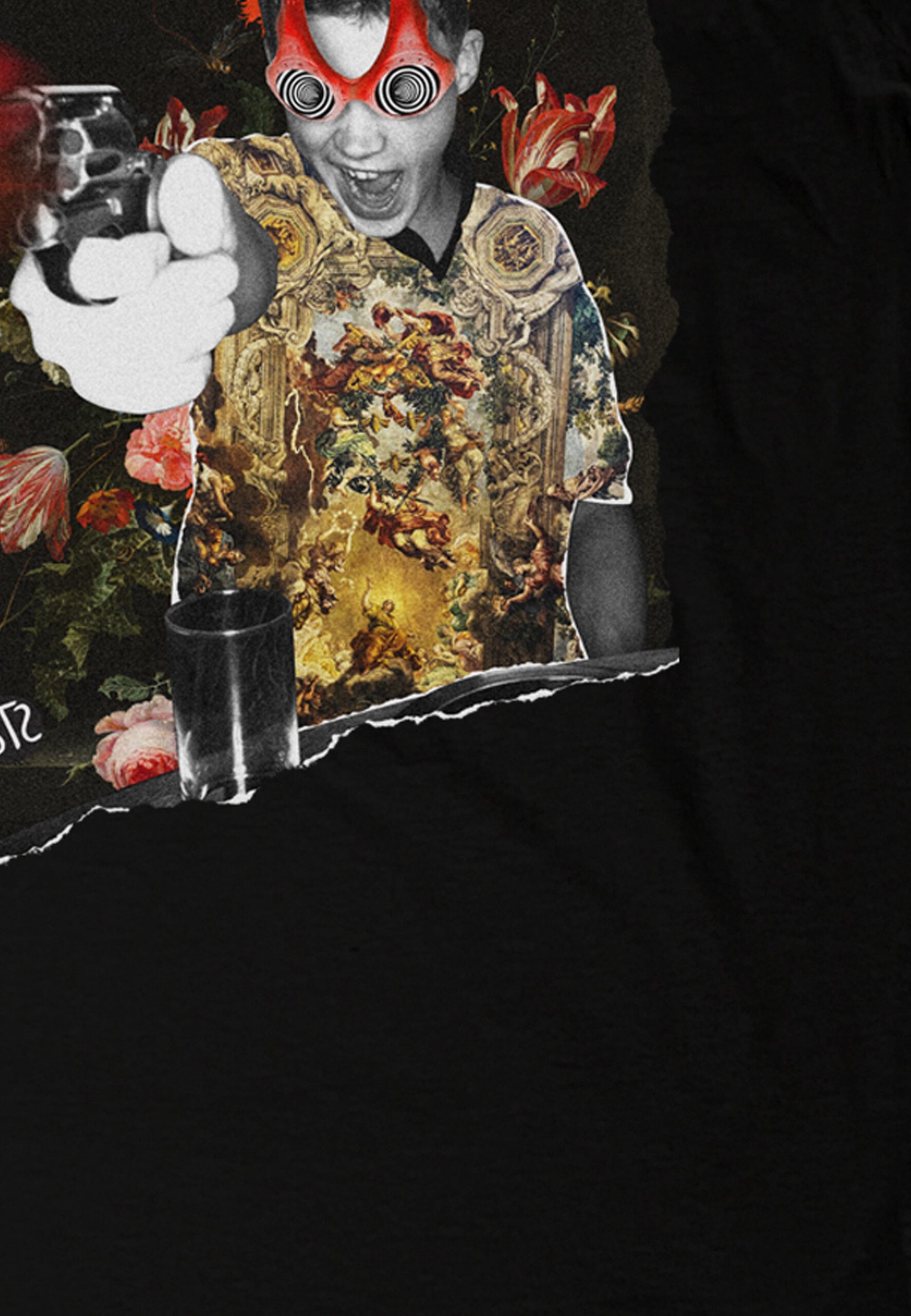 Seetees The Rose t-shirt stampa fotografica