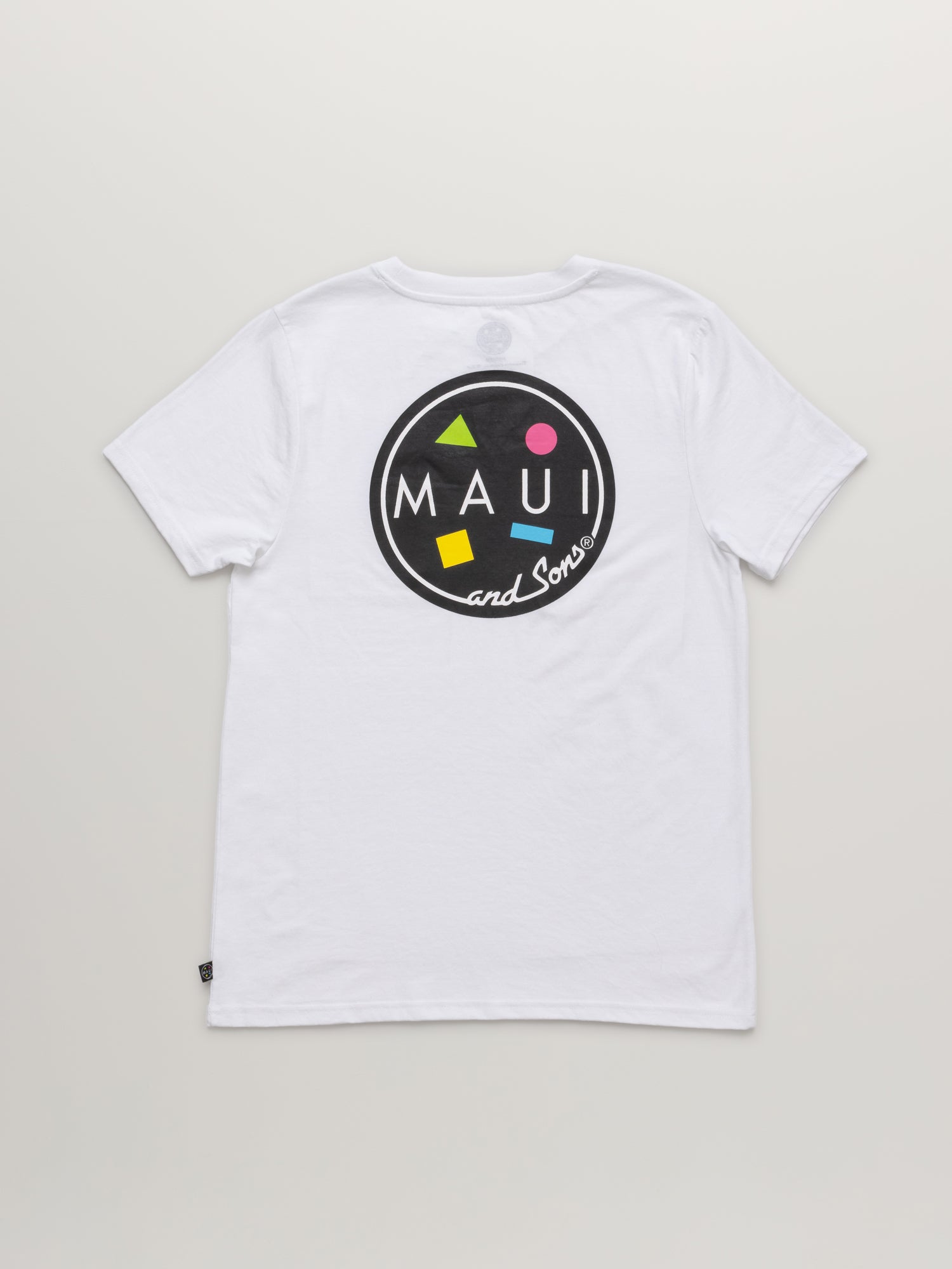 Maui and Sons Classic Cookie Logo maglietta nera cotone