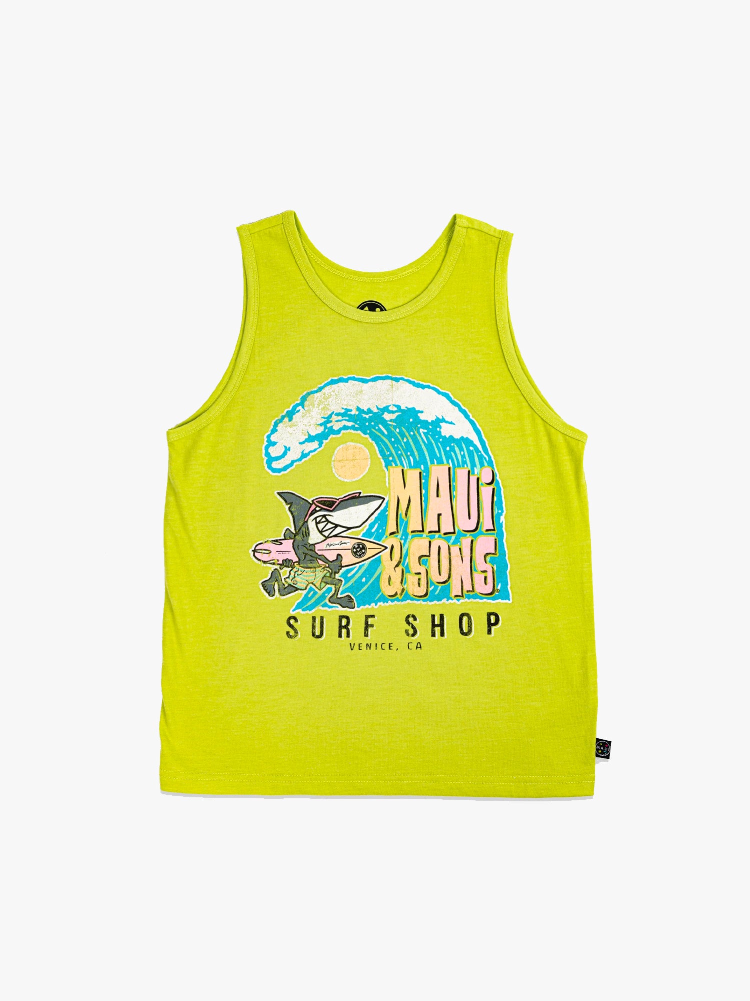 Maui and Sons Surf Shop Canotta Bambino Lime