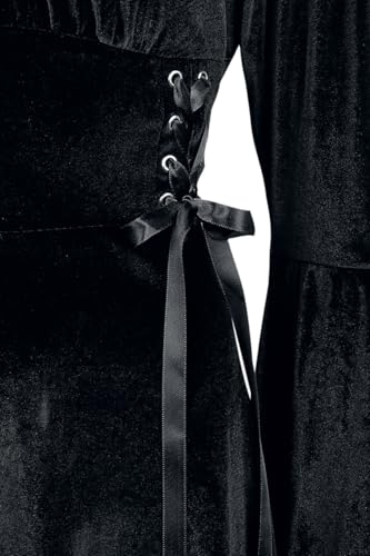 Gothicana by EMP Abito Nero con Lacci taglia M gotico
