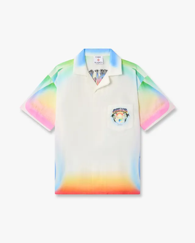 Casablanca Airspray camicia bambino multicolore cotone