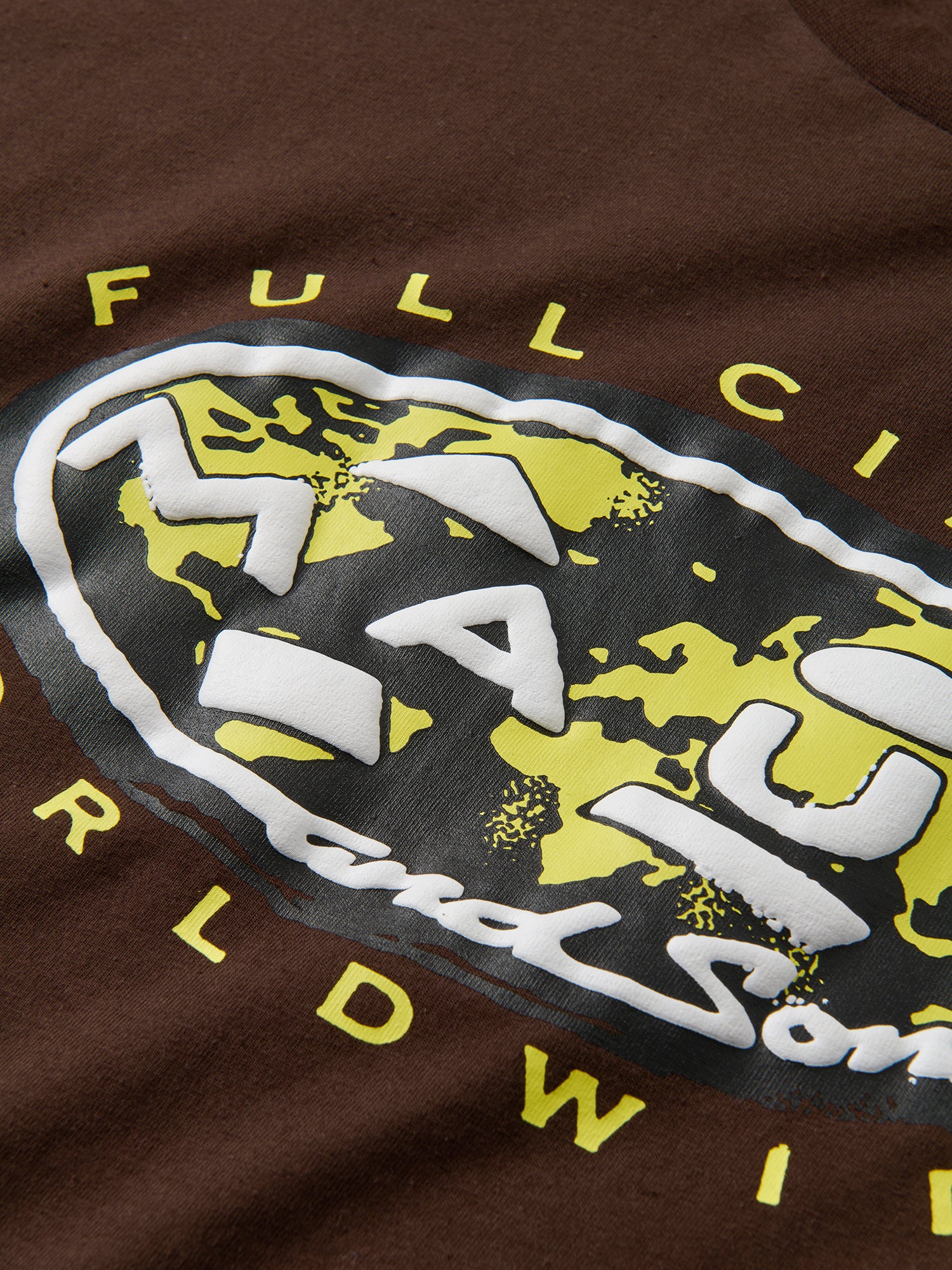 Maui and Sons Full Circle t-shirt boxy marrone puff