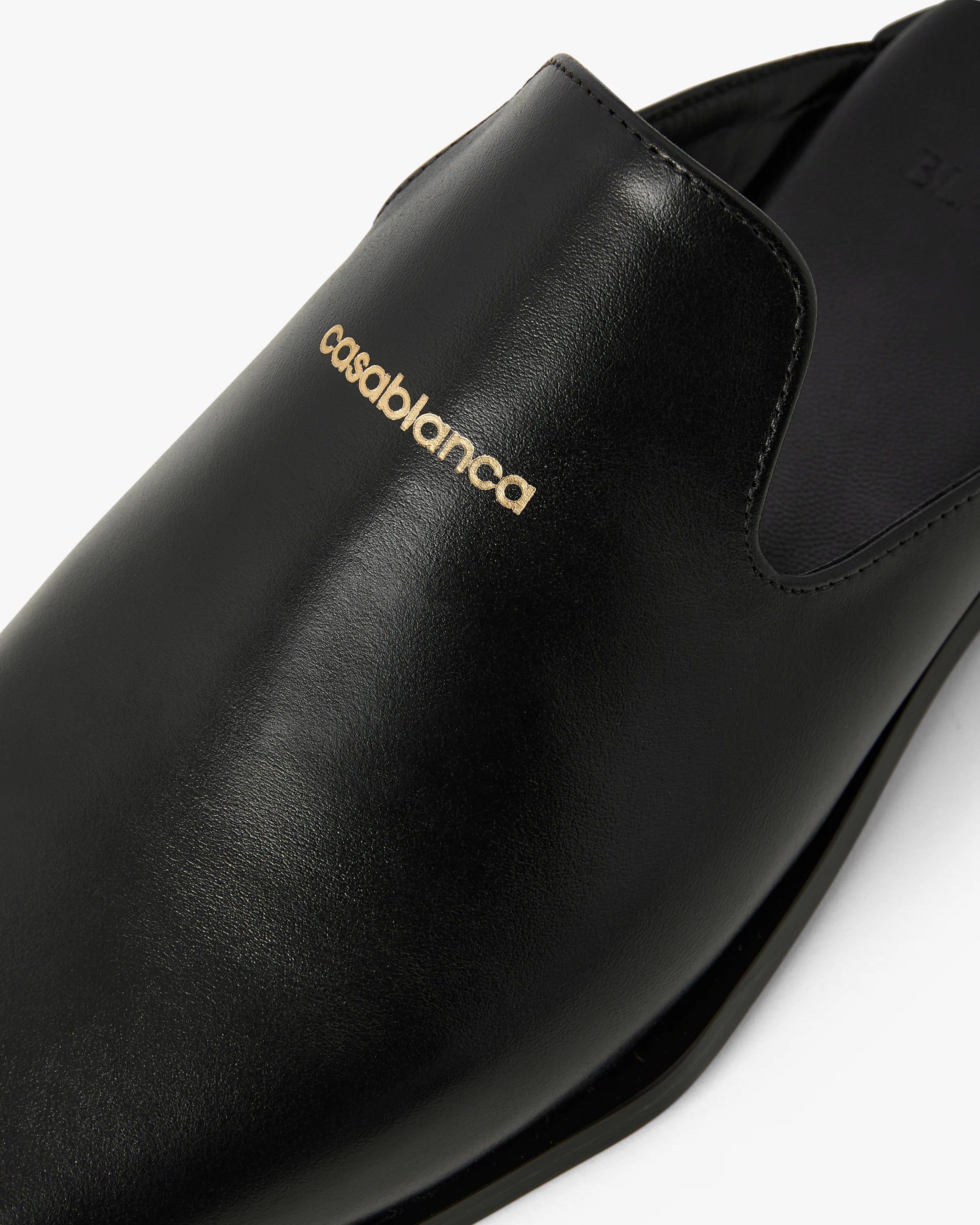 Casablanca Mule Loafer mocassino pelle nera