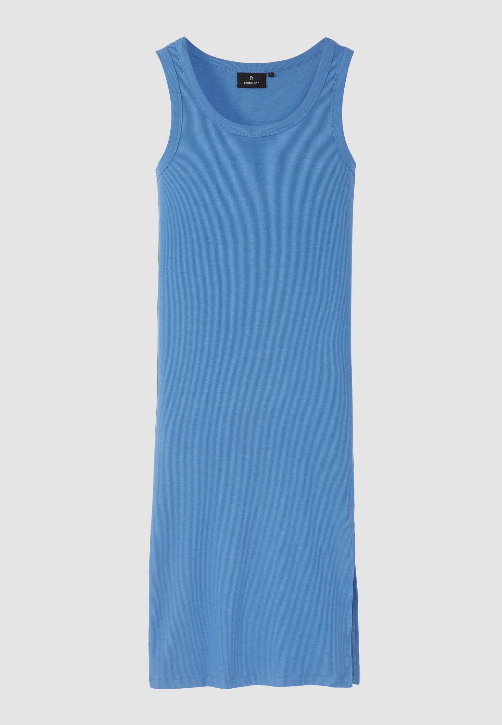Recolution Primrose abito blu elettrico cotone bio
