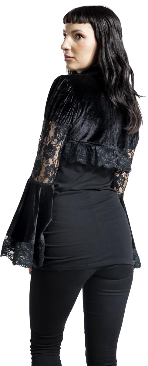 Gothicana by EMP bolero nero pizzo taglia S maniche sbuffo