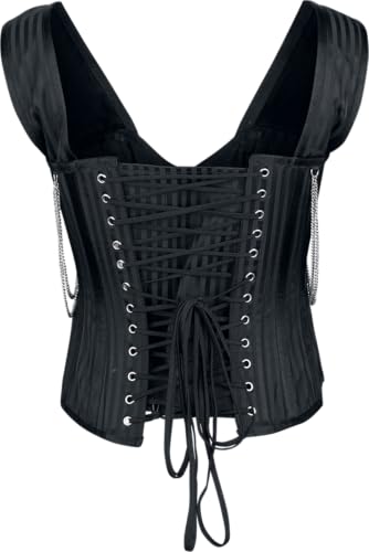 Gothicana by EMP corsetto donna nero borchie