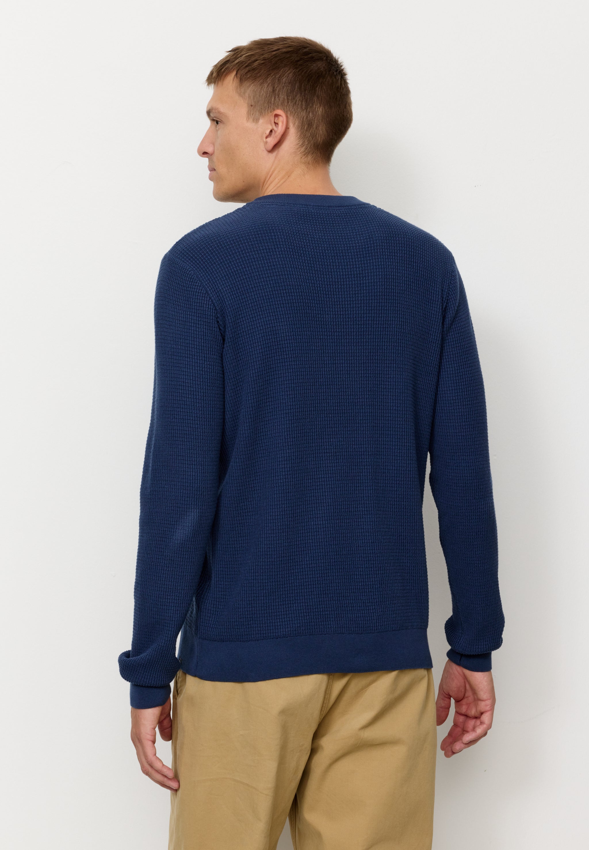 Recolution Lupin maglione cotone bio blu navy