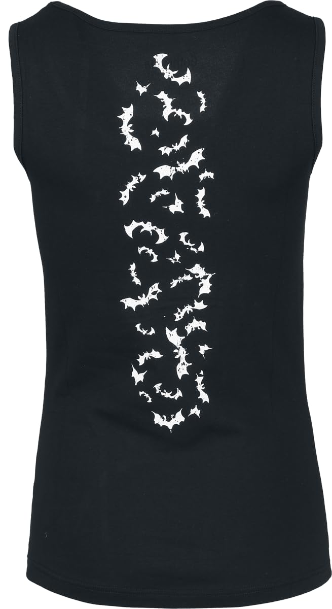 Gothicana by EMP top nero taglia XXL pipistrello