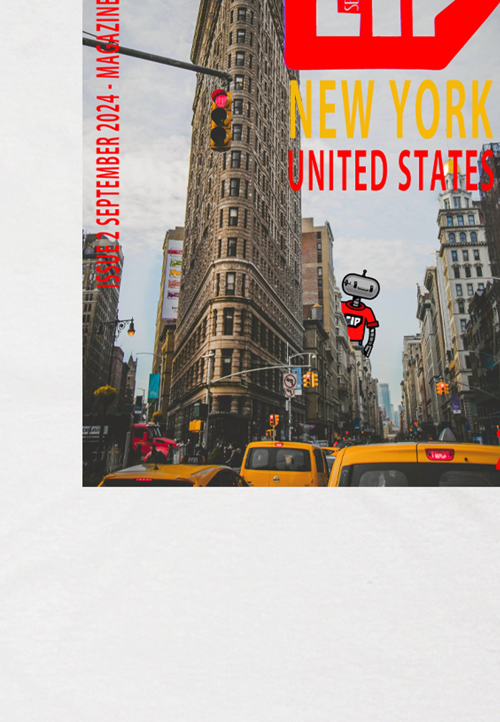 Seetees New York maglietta stampa rivista