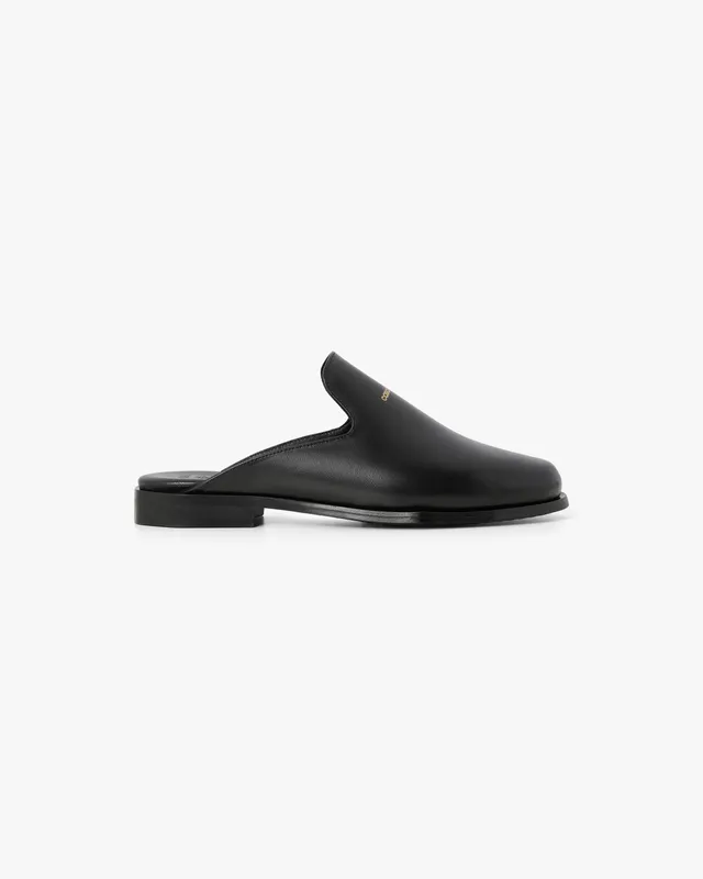 Casablanca Mule Loafer mocassino pelle nera