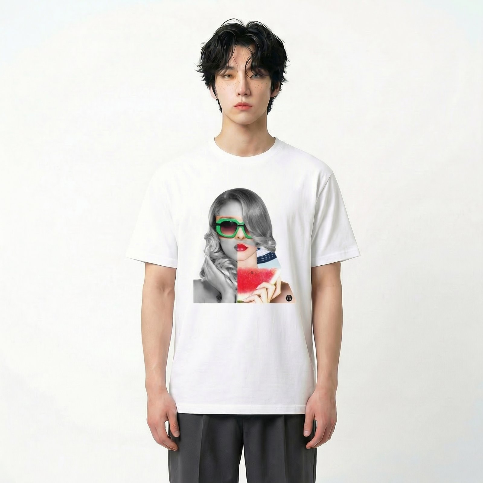 Seetees Watermelon t-shirt grafica anguria taglia vera