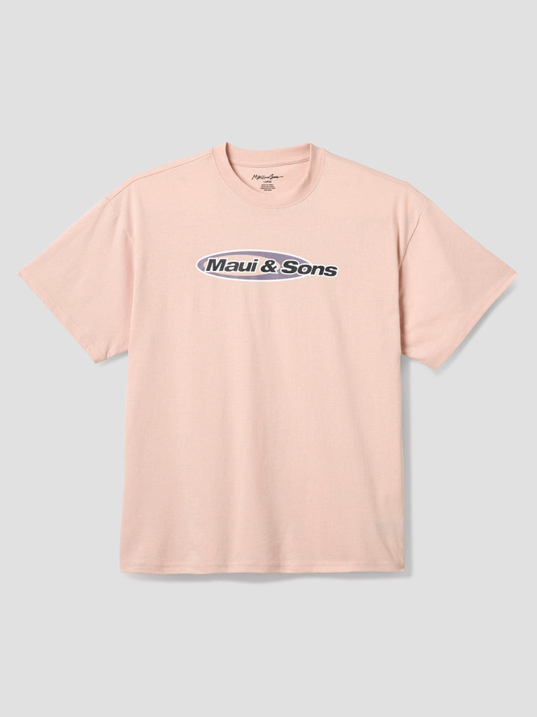 Maui & Sons Flying Disc maglietta boxy osso cotone