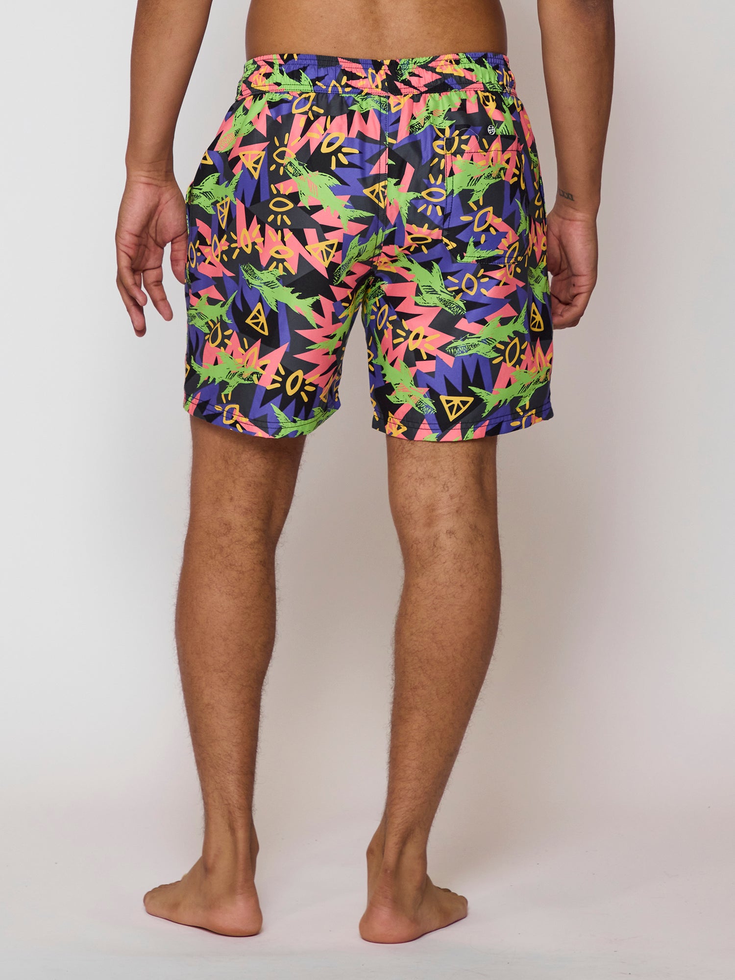 Maui and Sons Shark Tank pantaloncini mare neri
