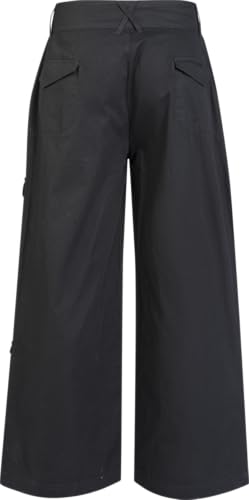 Gothicana by EMP Pantaloni Tessuto Nero Gamba Larga XL