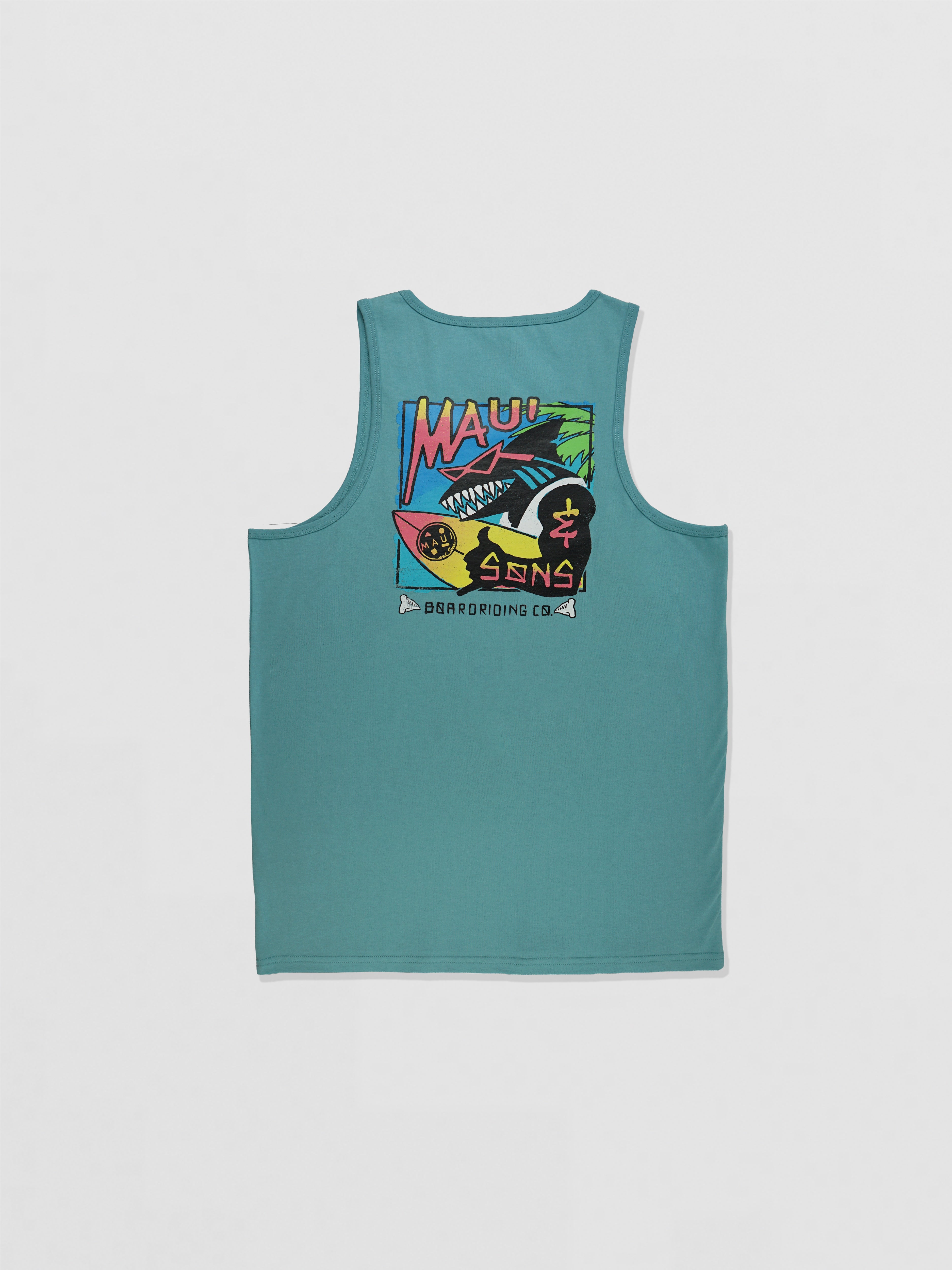 Maui and Sons Shaka and Sons canotta uomo vanilla in cotone
