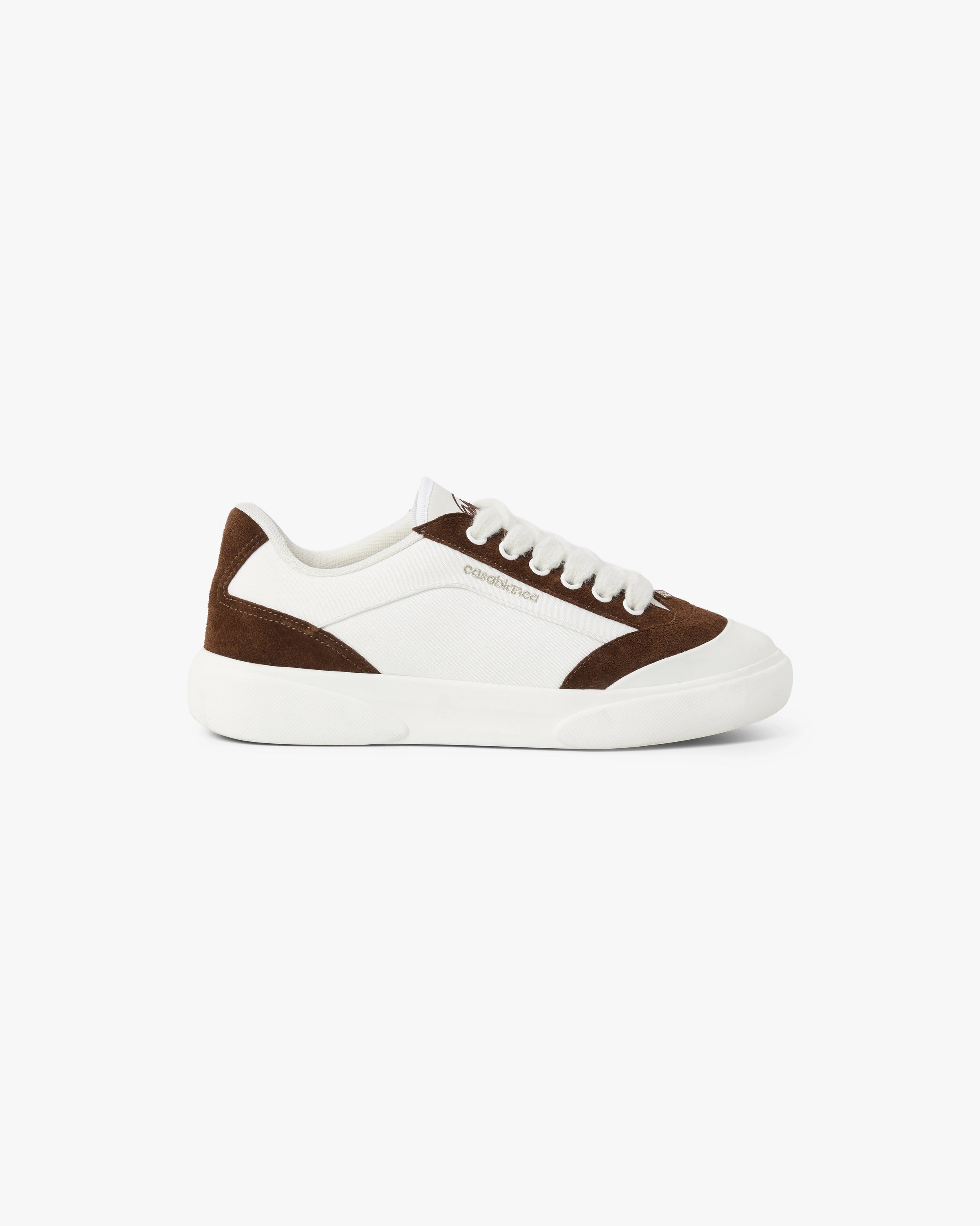 Casablanca Del Mar sneakers bianche marrone pelle