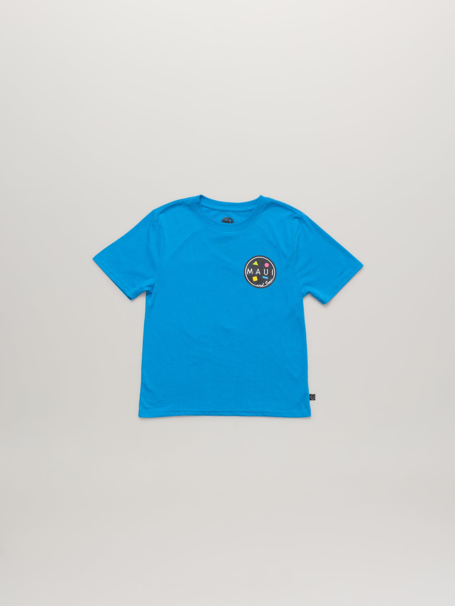 Maui and Sons Arnold Sharkley t-shirt bambino blu cotone