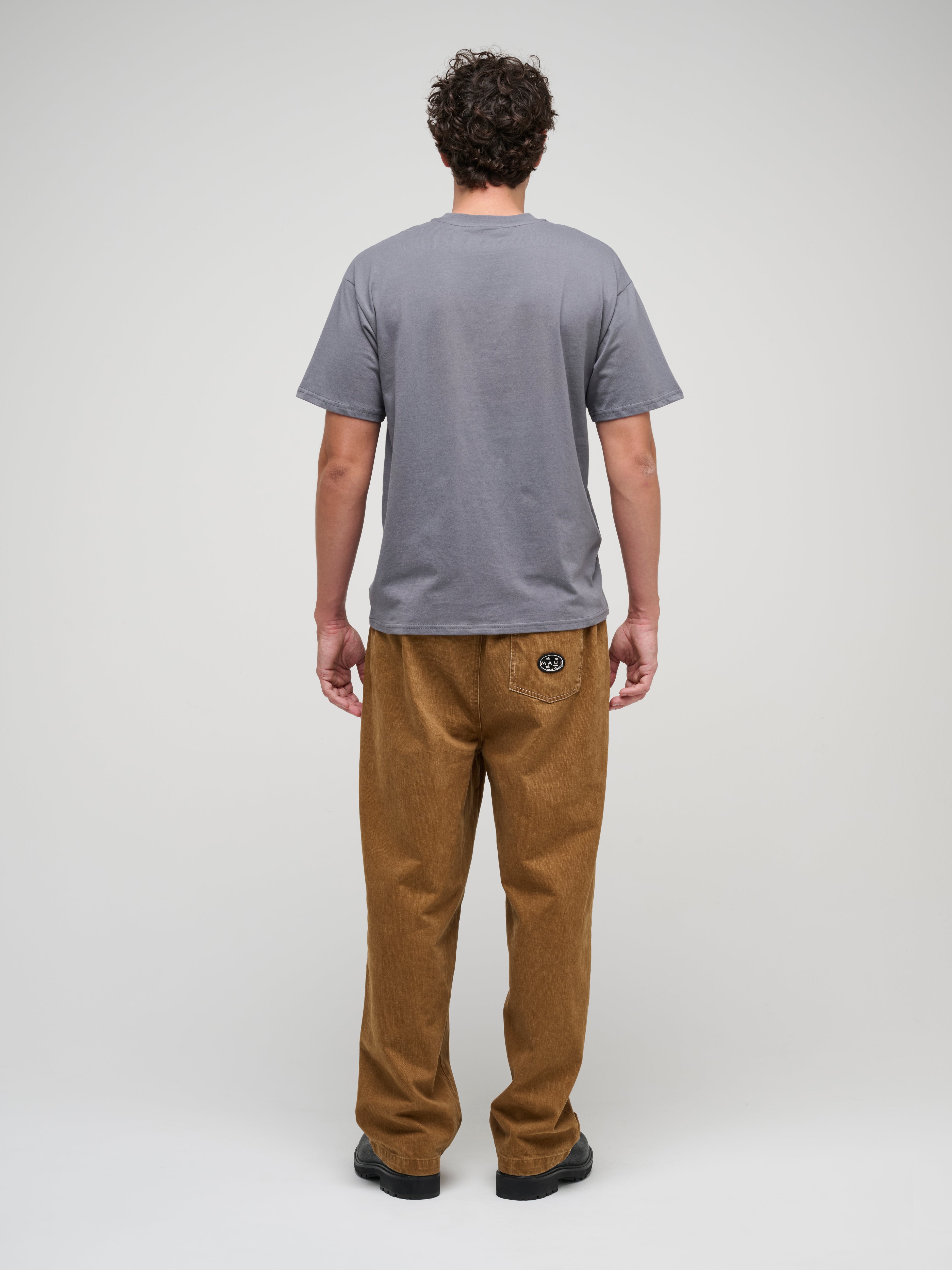 Maui and Sons Move Boxy t-shirt grigia in cotone