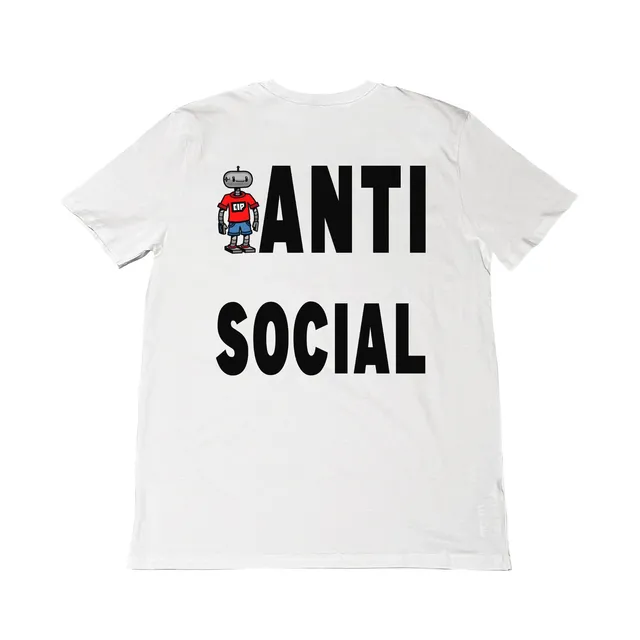 Seetees Cip's Mood Anti Social maglietta stampa