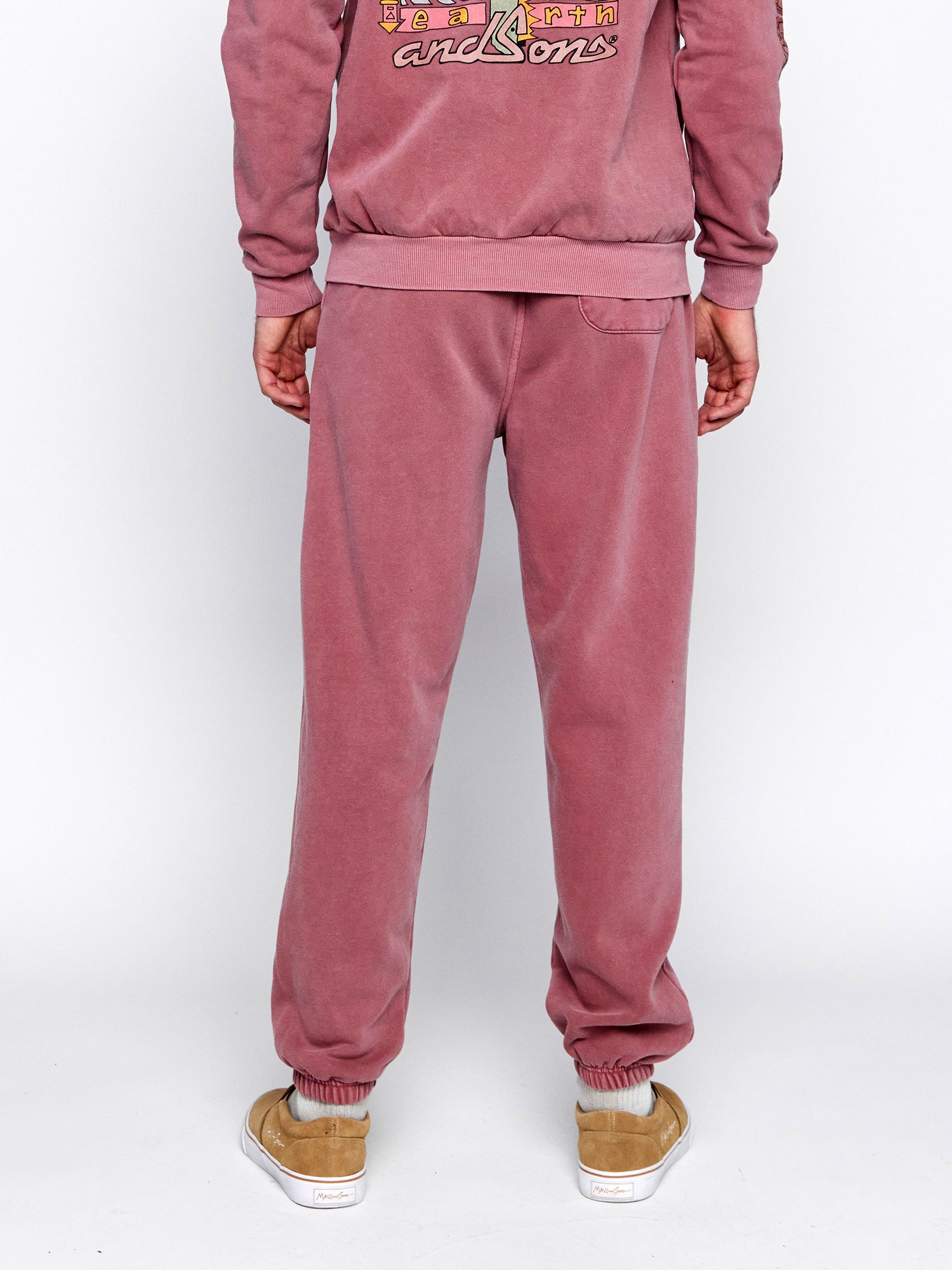 Maui and Sons Earth pantaloni tuta felpa cotone