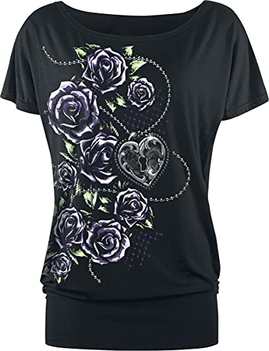 Gothicana by EMP maglietta nera basic stampa