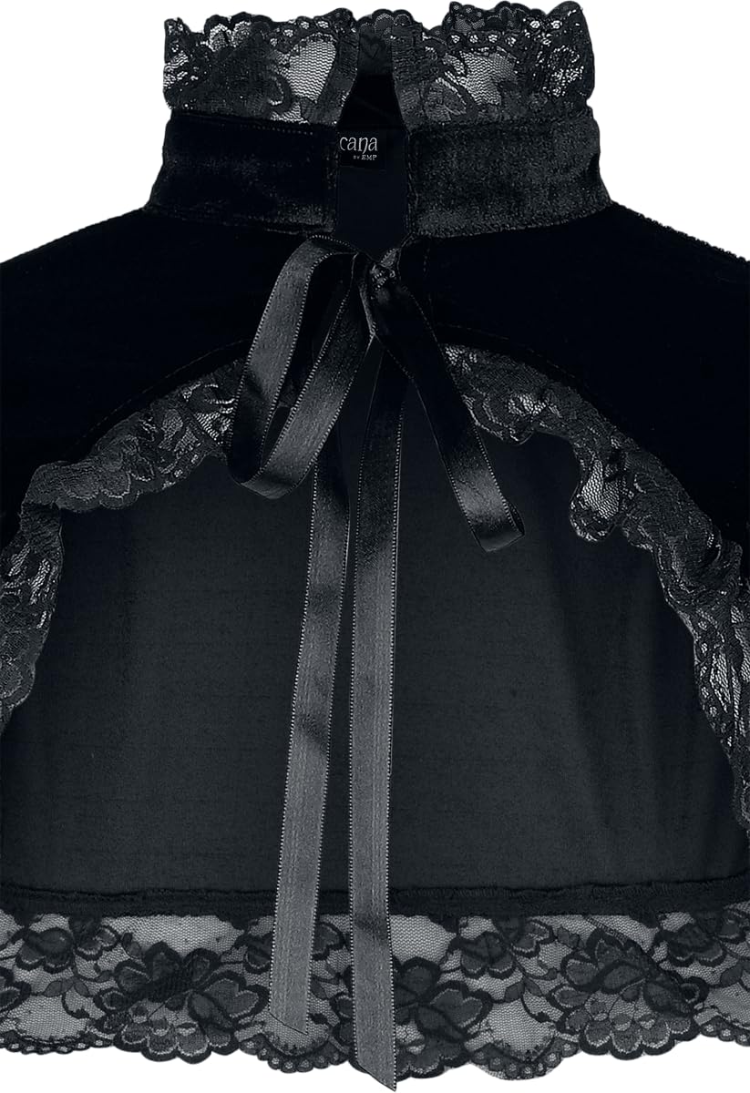 Gothicana by EMP bolero nero pizzo taglia S maniche sbuffo