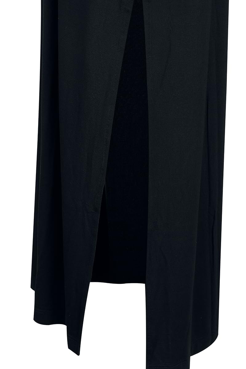Gothicana by EMP Corporate Goth abito nero S midi